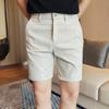 Summer Men's Casual Shorts Korean Style Fashion Knee Length Slim Fit Shorts Men