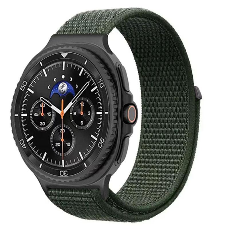 Официальный нейлоновый петлевой ремешок для Samsung Galaxy Watch 8 40 мм 44 мм Металлический соединительный браслет Galaxy Watch 8 Classic 46 мм Ремешок для запястья