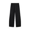 Sports Lifestyle Series Solid Color Mid-Rise Breathable Versatile Straight Leg Casual Pants Women Bottoms Black AKLV198-2