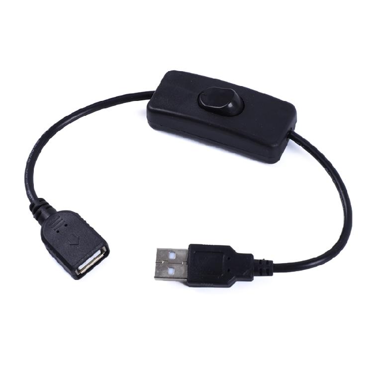 USB-кабель с выключателем для USB-лампы, USB-вентилятора, удлинитель питания