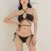 Direct criticism of Korean version of sexy strap swimsuit women's bikini split three-point hot spring vacation bikini