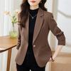 Блейзер женский весна и осень новый модный популярный повседневный костюм высокого класса топ маленький мужской корейский вариант