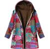 Women's Winter Oversized Fluffy Retro Hooded Coat