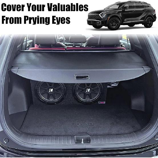 Cargo Cover for Kia Sportage NQ5 2026 - 2023 Retractable Trunk Cover Privacy Security Screen Luggage Shield Shade Accessories