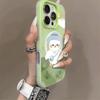 Creative Color Jelly Magnetic Suction 2-in-1 Phone Case, Wave for Apple Phone Protective Case, Cute 13pro All Inclusive