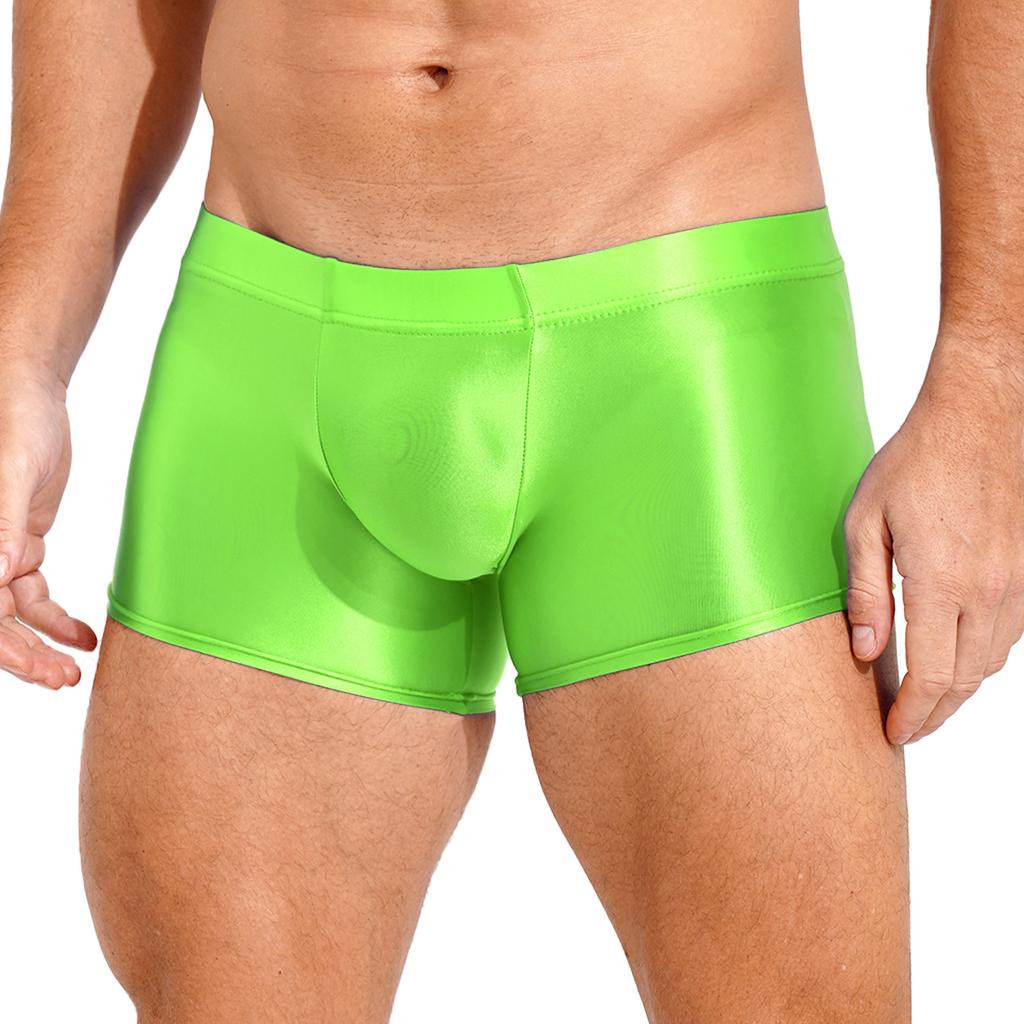 Men's Underwear Boxer Short Breathable Seamless Transparent Briefs Swimming Trunks Underpants