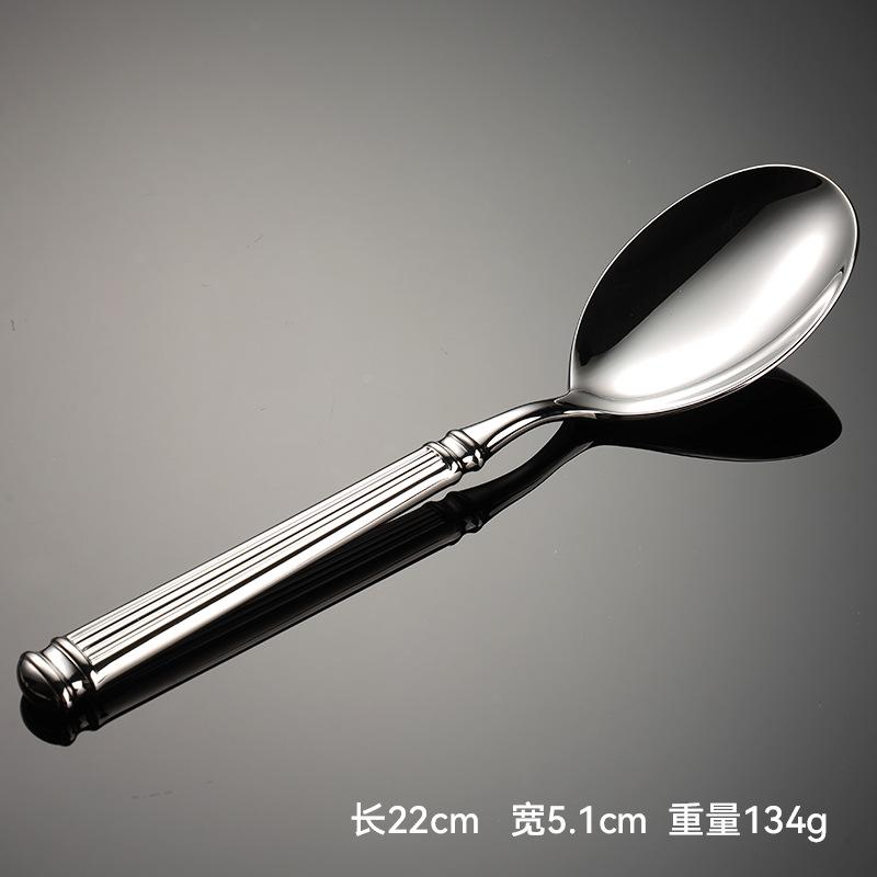 304 кованая римская колонна из нержавеющей стали для отеля, столовые приборы в западном стиле, нож для стейка, вилка, ложка, лопатка для торта, обычная ложка для крема