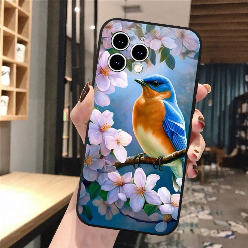 Cute Bird Phone Case For Iphone 15 14 Pro Max 13 12 11 Pro Max XSMax XR 12 13 Mini 14 Plus