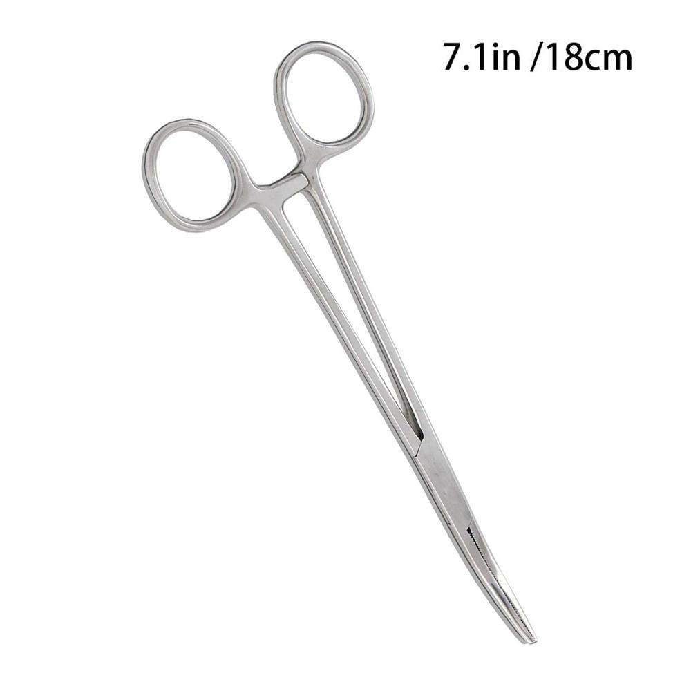 18 см рыболовные плоскогубцы из нержавеющей стали, контрольный рыболовный крючок, резак для лески, рыболовные ножницы, уличные плоскогубцы, инструмент, легко снимаемые рыболовные крючки