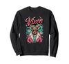 Vixen Cool Reindeer Christmas Retro Holiday Streetwear Sweatshirt