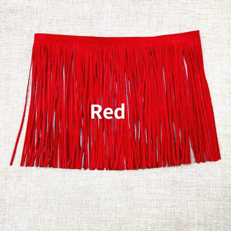 2 м двусторонняя искусственная замша с бахромой и кисточками, отделка юбки своими руками, платье, бахрома по краю, сумка, швейное ремесло