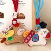 Cartoon Pony Dolls Funny Plush Horse Keychain Ins Horse Year Pendant  New Year Gift