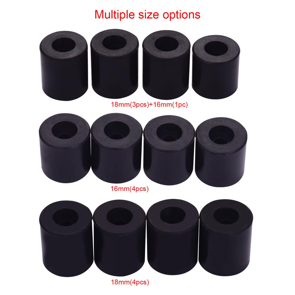 4pcs Aibecy Silicone Solid Spacer Hot Bed Mount Strain For 3D Printer 18mm