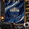 Wall Hanging Tapestry Everton Football Print Cloth for Living Room Bedroom Home Decor