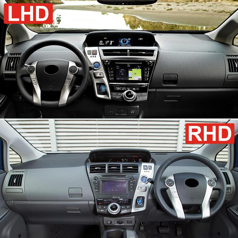 Для Toyota Prius V Plus Alpha Hybrid 2012 2013 2014 2015 2016 2017 2018 Накладка на приборную панель автомобиля Солнцезащитный коврик Аксессуары