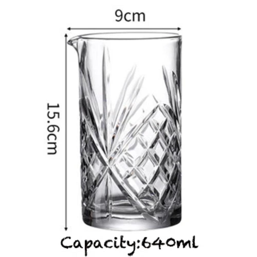 Стакан для смешивания коктейлей, барменский стакан, стакан для размешивания коктейлей с толстым утяжеленным дном, профессиональный барный стакан, стакан для смешивания