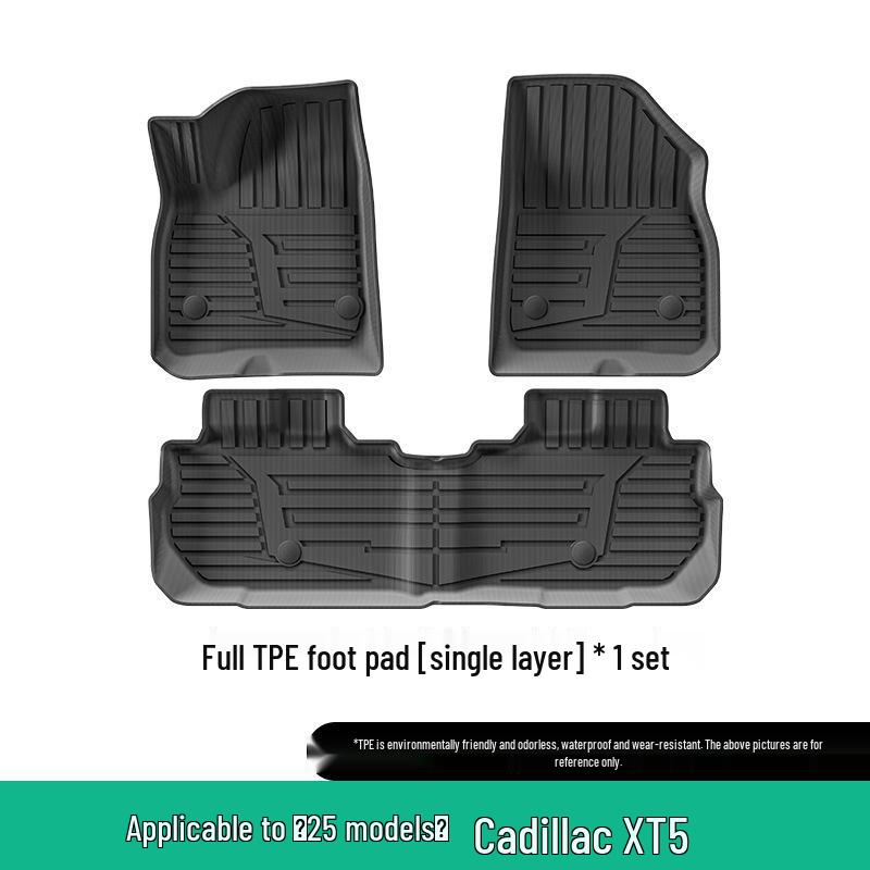 Экологичные коврики для пола и багажника из ТПЭ для Cadillac XT5 2025 года