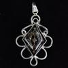 НАТУРАЛЬНЫЙ Черный Турмалин 31 Карат СЕРТИФИЦИРОВАННЫЙ 925 Стерлинговое Серебро Фантазийный Драгоценный Камень Подвеска MY.PD-236-NS