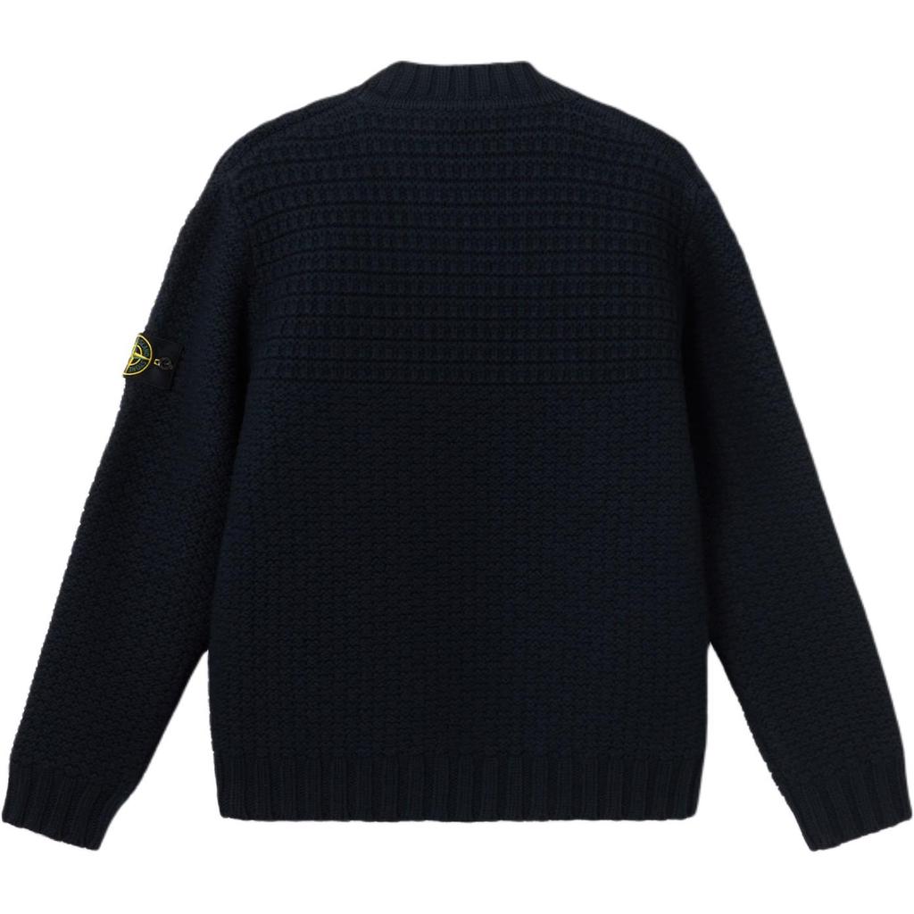 Stone Island Mock Neck Jumper With Wide Ribbed Trims Men sweater K2S155100054S00L9-V0020