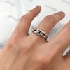 Bebello [Bs-343] Серебряное кольцо-цепочка 925