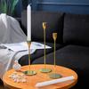 Metal Candle Holder Desktop Candlestick for Tall Taper Candles Modern Home Decor Candle Holder Table Centerpiece for Dining Parties