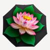1pc Lotus Flower Umbrella - 8-Rib Automatic Open/Close, Fashionable Compact Umbrella for Outdoor Adventures yy250813142