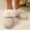 Мода 2025 Женские зимние ботильоны челси брендовые меховые короткие плюшевые теплые балетки тапочки на платформе удобная обувь хлопковые шлепанцы женские