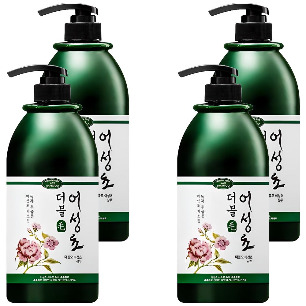 Doublemo Houttuynia Cordata Scalp Shampoo 1L 4 pcs