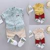 0-5 Years Babies Cotton Fashion Shirt Set Baby Boy Summer Clothes Kids Outfit for Boys