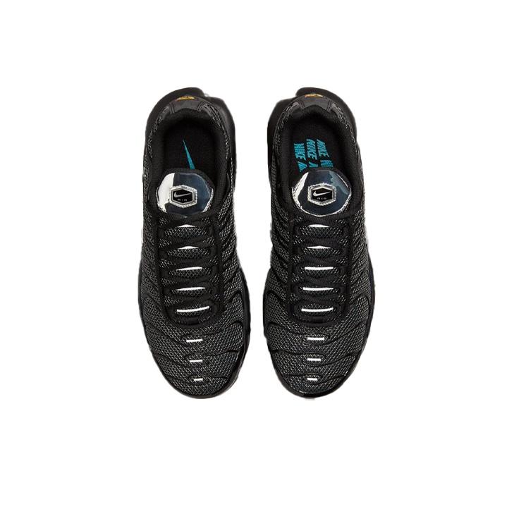 Nike Кроссовки женские Air Max Plus Черный Металлик Серебристый Бирюзово-Синий DQ0850-001
