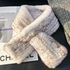 Winter Real Rex Rabbit Fur Scarf Korean Version Simple Long Scarf Warm Double-sided Thickened Fur Collar