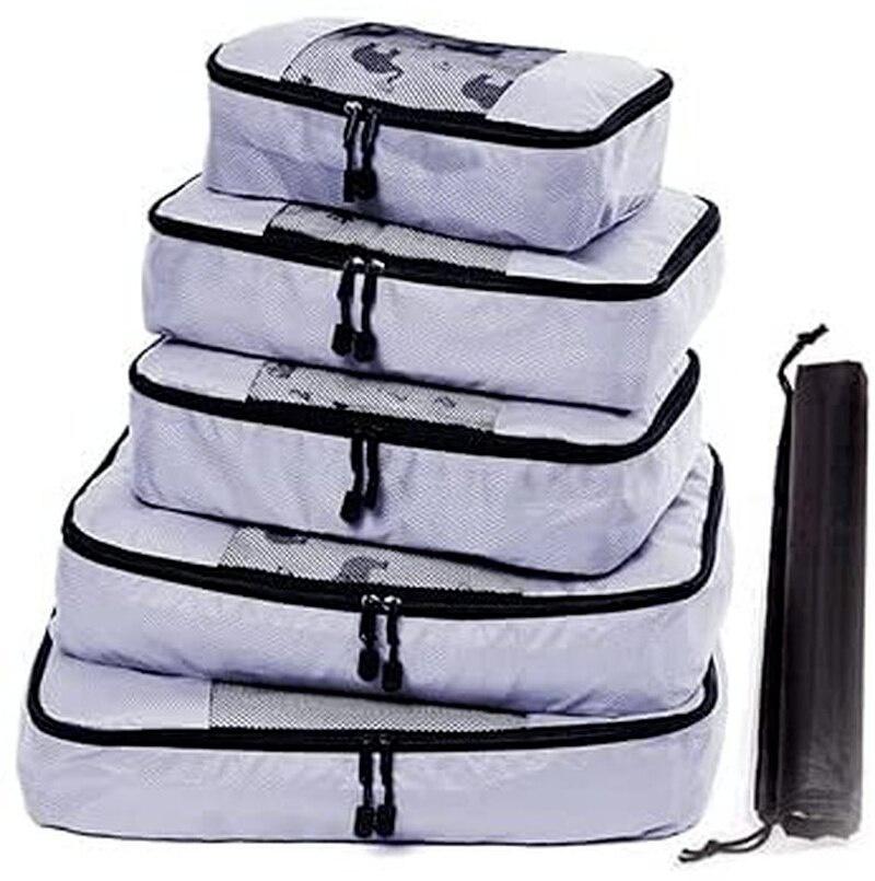 5-sets of Household Storage Bag for Home and Travel Clothing Storage Lockers Packaging and Portable Storage Rack Clothes Holding