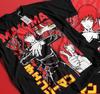 Футболка Chainsaw Man Макима Почита,Аниме Все размеры Черный,человек-бензопила Пауэр 430