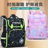 New Primary School Schoolbag Integrated Open Large-capacity Space Bag Boys and Girls Cartoon Children's Schoolbag Backpack