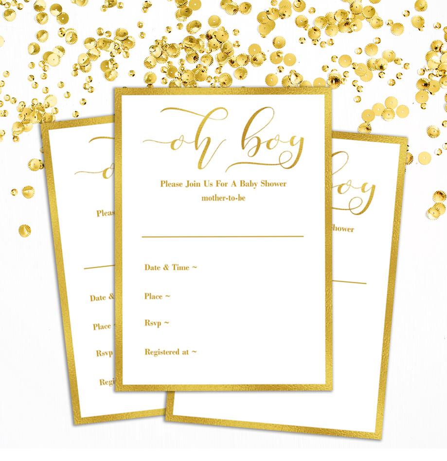 Пригласительная открытка на празднование рождения ребенка Darling Souvenir, которую можно распечатать, заполнить или написать в пустом месте, пригласительные на вечеринку, упаковка из 28 штук