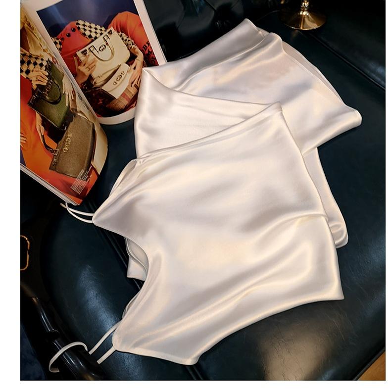 Popular Women's New Tri-acetate Dress Long Satin Suspender Skirt Evening Dresses Long Luxury Womens Formal Dresses