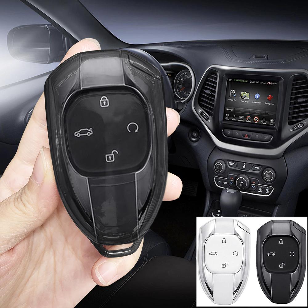 Чехол-брелок из ТПУ для ключа автомобиля Trumpchi GAC GS8 GN8 Emrow GS3 Emzoom Empow J11 J12 J13 J14 J15 J16 GS7 GM8 GS5 GA6 GM6 2021-2024
