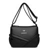 Women's Shoulder Bag Soft Leather Mother's Bag Multi-Layer Large Capacity Crossbody Bag Small Square Bag Mobile Phone Bag