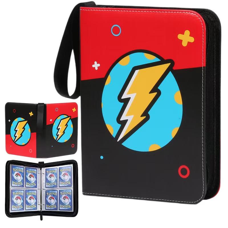Pokémon Card Collection Book: 4-Grid & 9-Grid PU Game Album