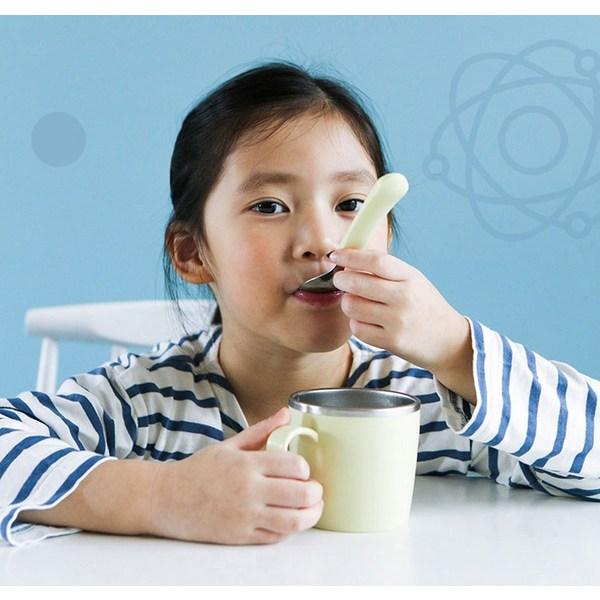 Daily Like Bonbon Stainless Steel Spoon & Fork Set, Avocado, 1 Piece