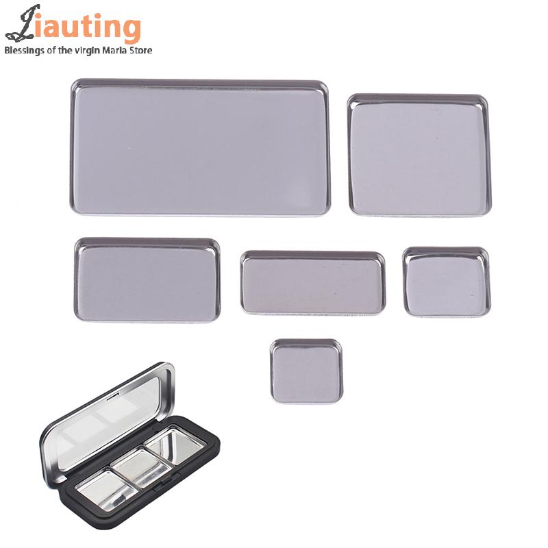 Hot Sale 5/10pcs Empty Eyeshadow Tin Pans Makeup Palettes Empty Square Palette Iron Cases Pans For Powder