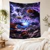 Naruto Character Customize Your Name Tapestry Customizable Wall Tapestry Vibrant Fade-Resistant Print Perfect for Picnics All-Season Use