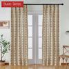 1 шт. Ins Style Vintage с принтом Эйфелевой башни, прочные полузатемняющие шторы с кисточками и краем для окон, балкона, спальни, гостиной, домашнего декора, серия Nuan