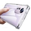 Luxury Clear Soft Silicone Case For Xiaomi Mi 12 Shockproof Transparent Xiomi Xiami 12 Mi12 Mobile Phone Cases Back Covers