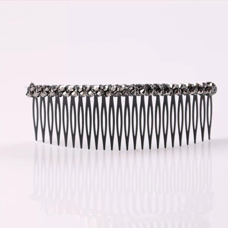 Hair Side Combs French Hair Comb Straight Teeth Hair Hairpins Hair Side Comb Bridal Wedding Veil Comb Hair Accessories Headwear