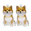 2/5Pcs Pet Hair Storage Box Keychain Portable Pet Memory Holder Secret Fur Collection Box Pet Hair Souvenir Box Keyring