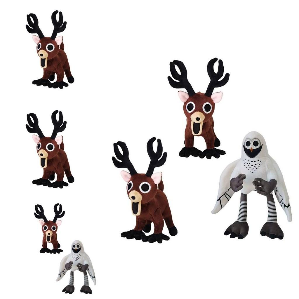 Плюшевая кукла Elk Owl 99nights Terror Game для коллекционеров, подарок и декор в стиле хоррор