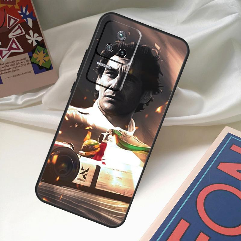 Чехол для гонок Ayrton Senna F1 для Xiaomi 13 14 Ultra 11T 12T 13T Pro 12 Lite POCO X6 M6 Pro X3 X4 X5 M5s F3 F5