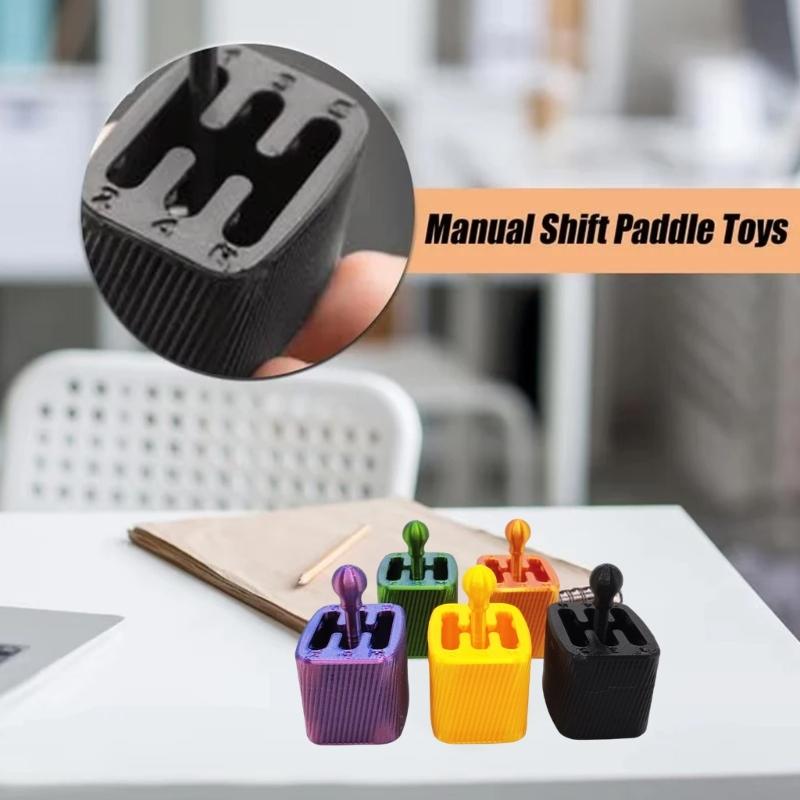 Уникальный держатель для ключей в виде лепестка переключения передач, аксессуар для игрушечной машины, декор для стола, брелок-рычаг переключения передач для взрослых и подростков