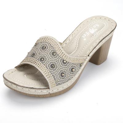 Бренд Женские Элегантные Босоножки на Квадратном Каблуке Летняя Уличная Пляжная Обувь Женские Гладиаторские Сандалии Женские Сандалии на Платформе WSH4082